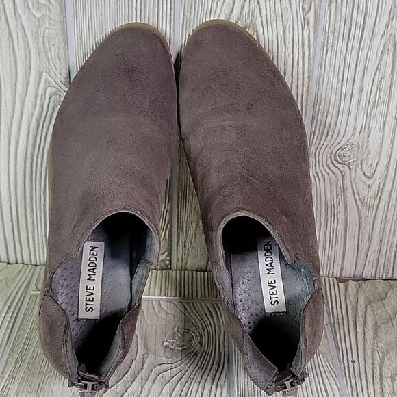 Steve Madden Lramo Leather Ankle Boots Womens Size 6.5 - Picture 6 of 12